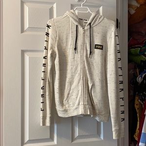 White PINK sweater. Size M✨ 10/10 condition